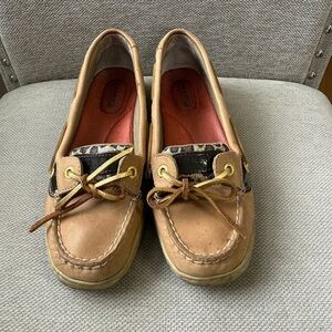 Sperry Leopard Boat Shoes